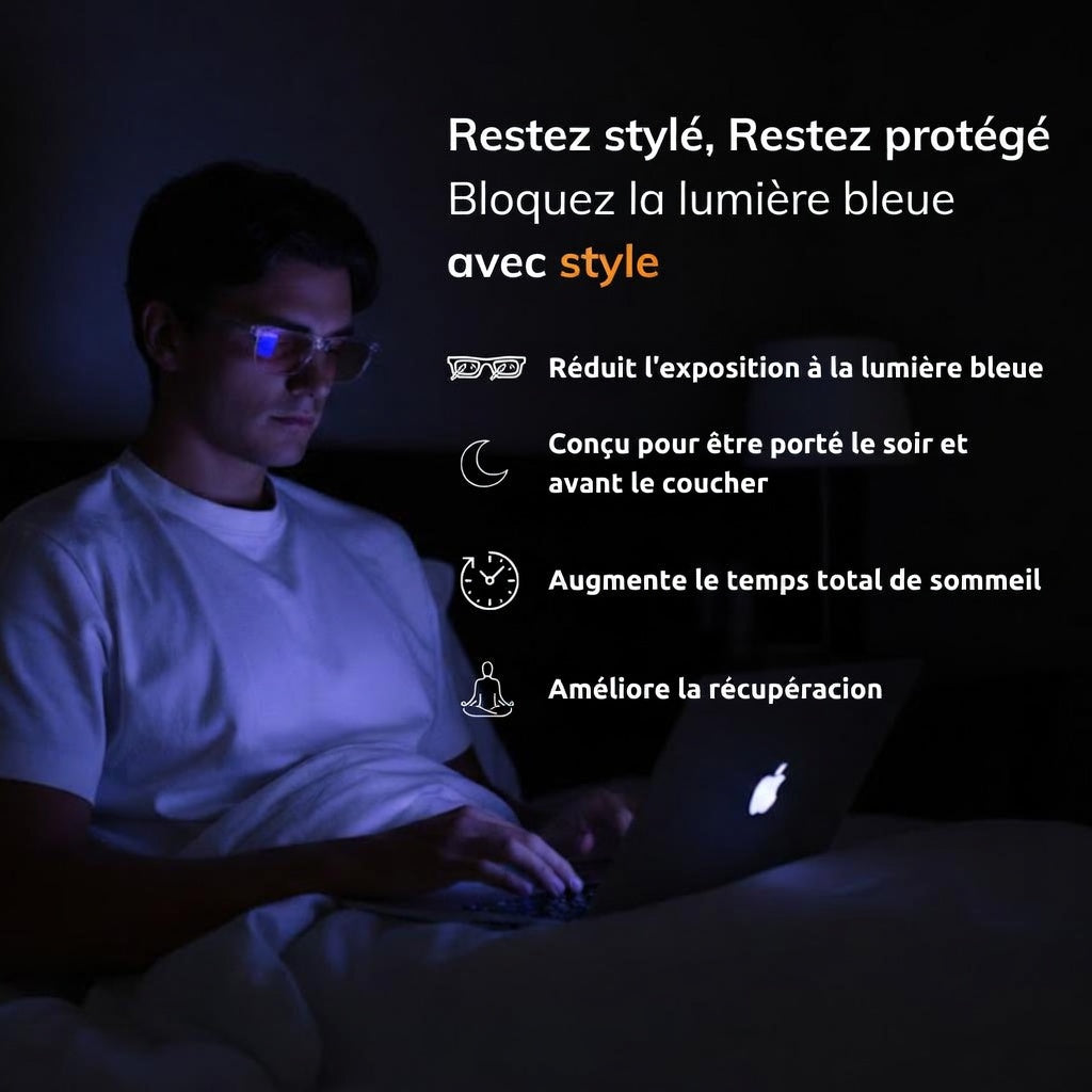 SNOZES Lunettes Anti-Lumière Bleue