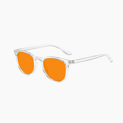 Lunettes anti-lumière bleue portées