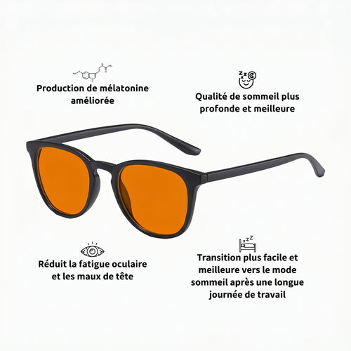 SNOZES Lunettes Anti-Lumière Bleue
