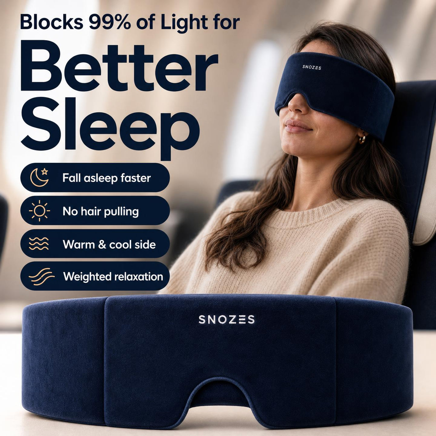 weighted blanket for your eyes