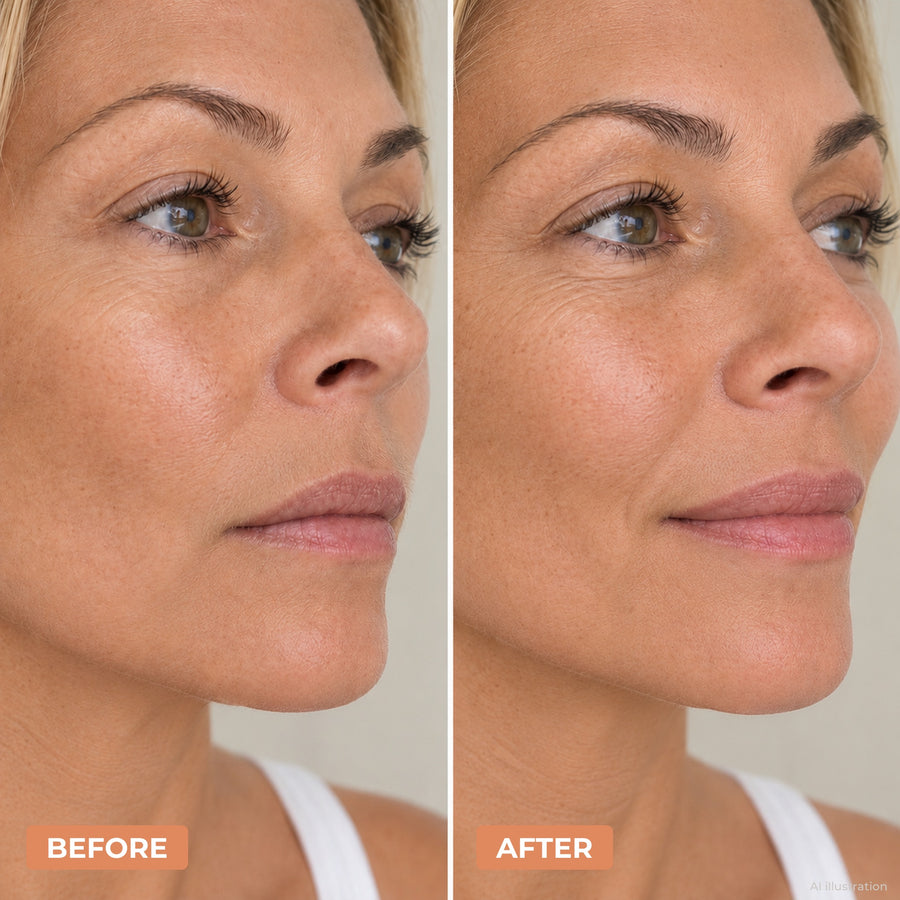 A soft, smooth upper lip